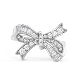 Couture Midjourney Bow Tie Diamond Ring