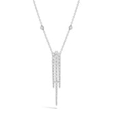 Couture Dagr 3-Row Graduating Diamond Pendant