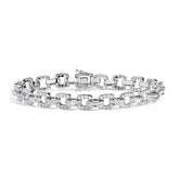 Couture Baguette Link Bracelet