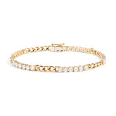 Couture Diamond And Link Bracelet