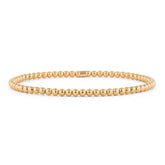 Couture Gold Bead Stretch Bracelet