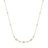 Couture Duchess Oval Princess Bezel Necklace