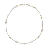 Couture Fiori Marquise Bar Necklace