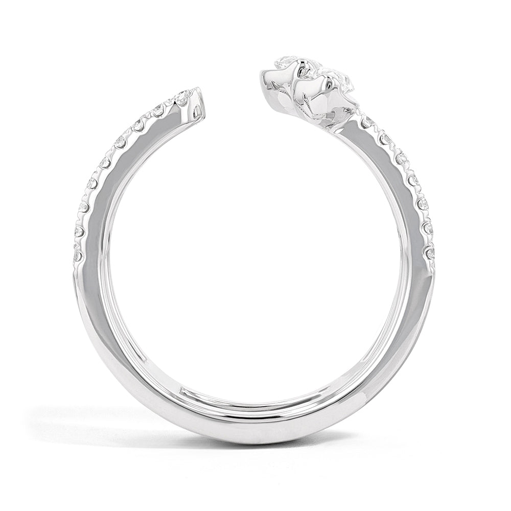 Couture Paradox 2-Row Floating Diamonds Ring