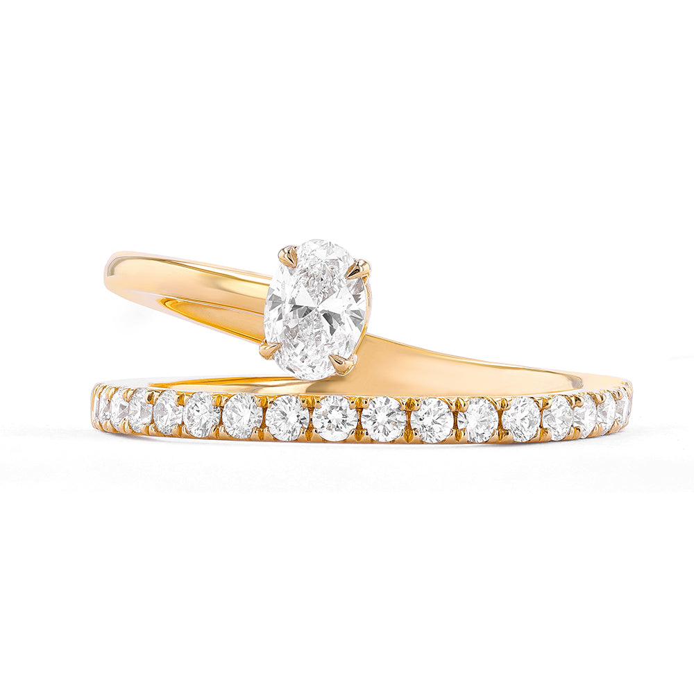 Couture Paradox Oval Open Diamond Ring