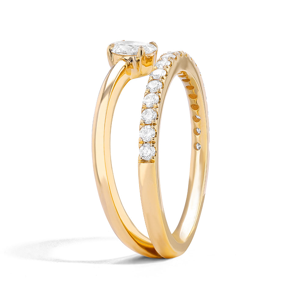 Couture Paradox Oval Open Diamond Ring