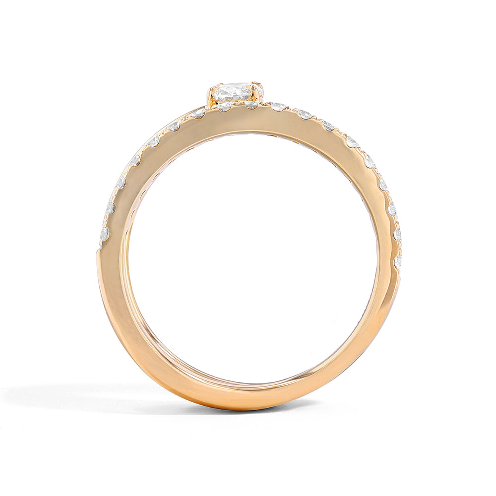 Couture Paradox Oval Open Diamond Ring