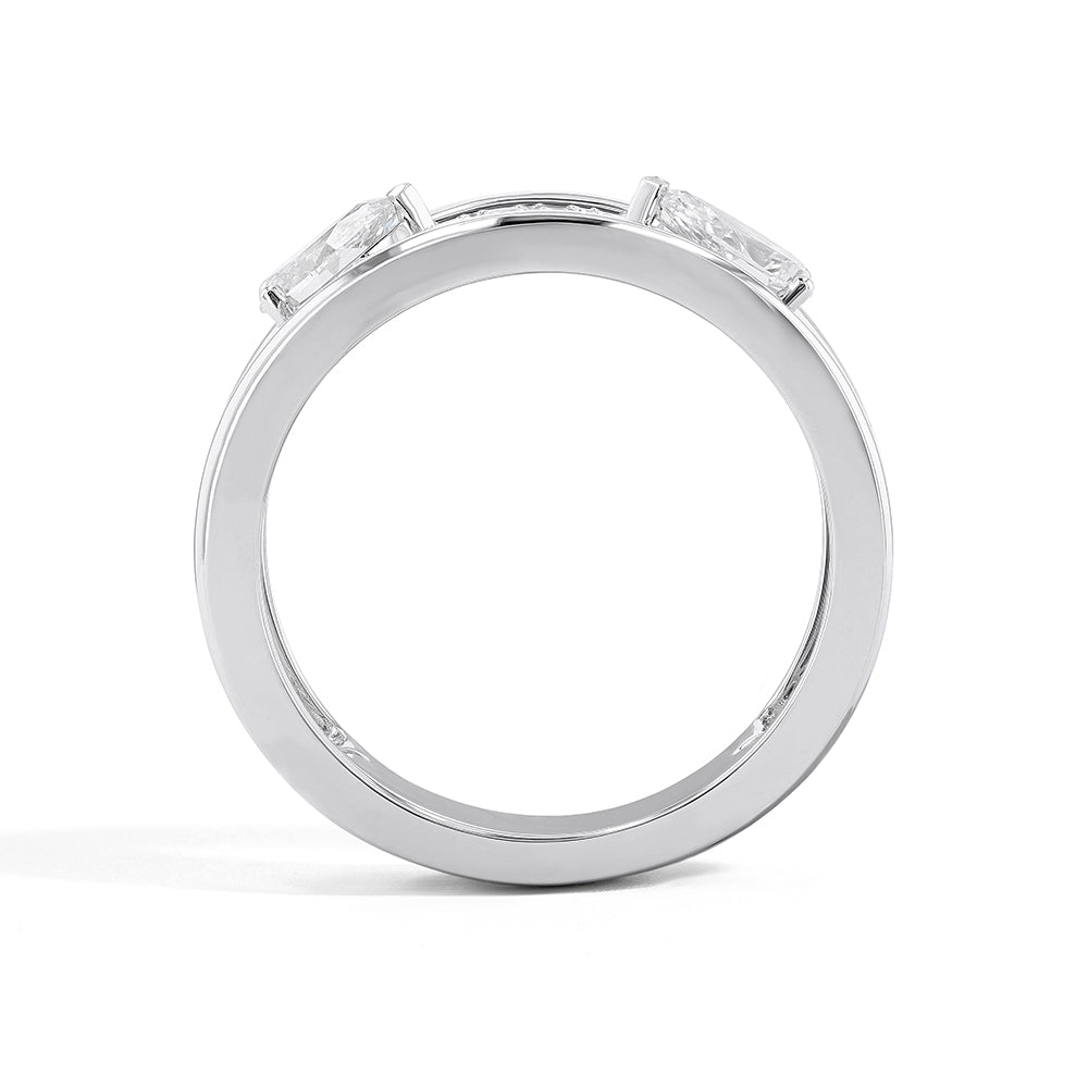 Couture Paradox Pear Bypass Ring