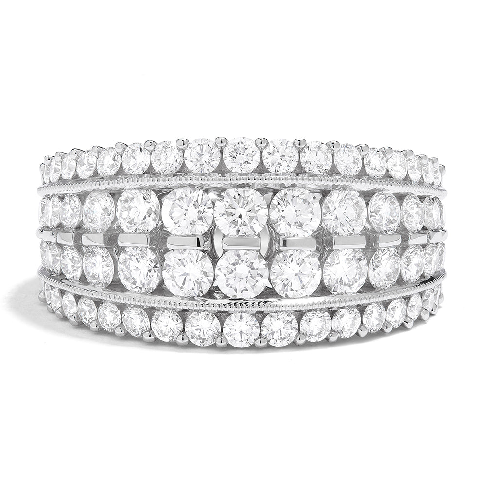 Couture Classic 4-Row Diamond Band