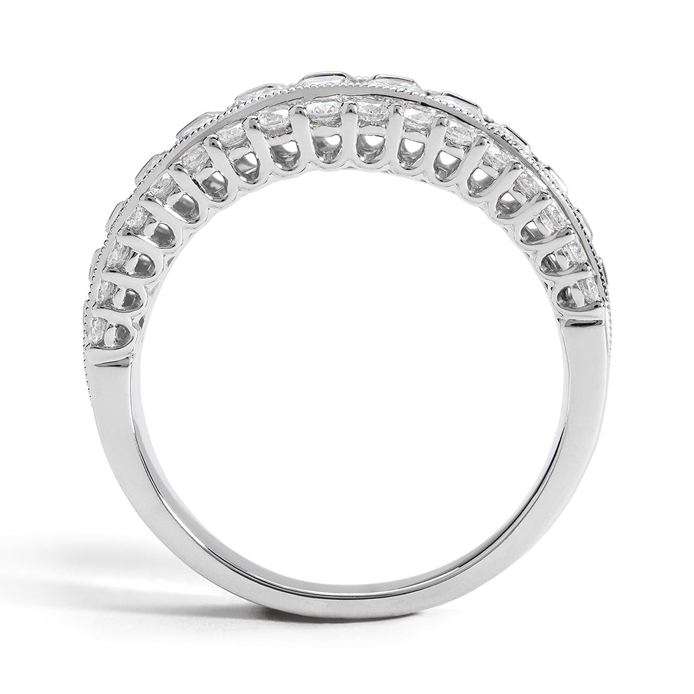 Couture Classic 4-Row Diamond Band