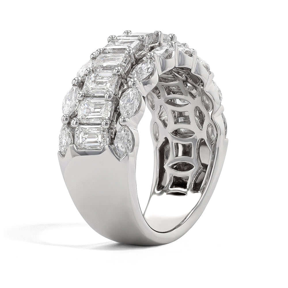 Couture Duchess Emerald And Marquise Band