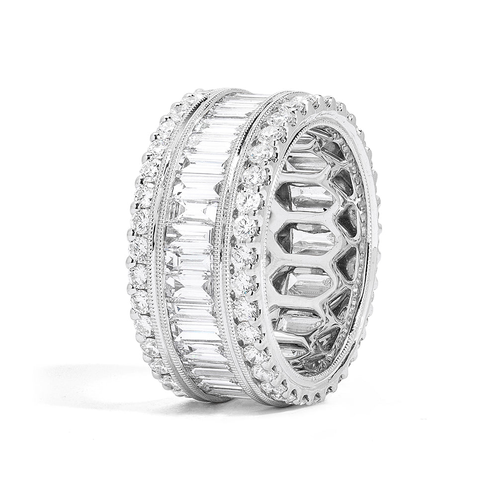 Couture Baguette & Diamond Eternity Band