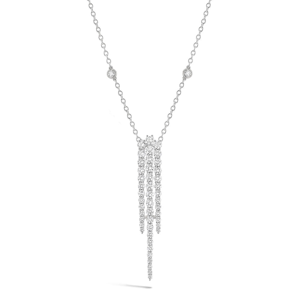 Couture Dagr 3-Row Graduating Diamond Pendant