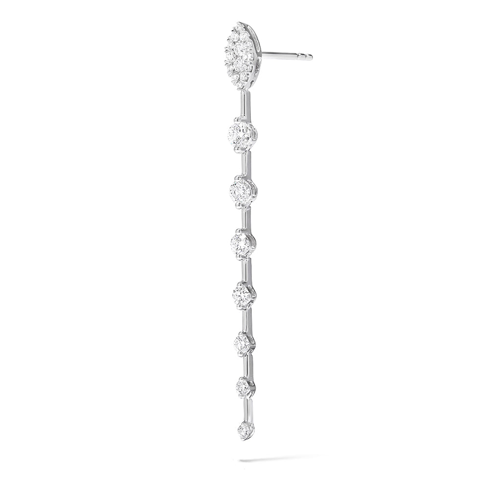 Couture Fiori Marquise Bar Flexi Drop Earrings