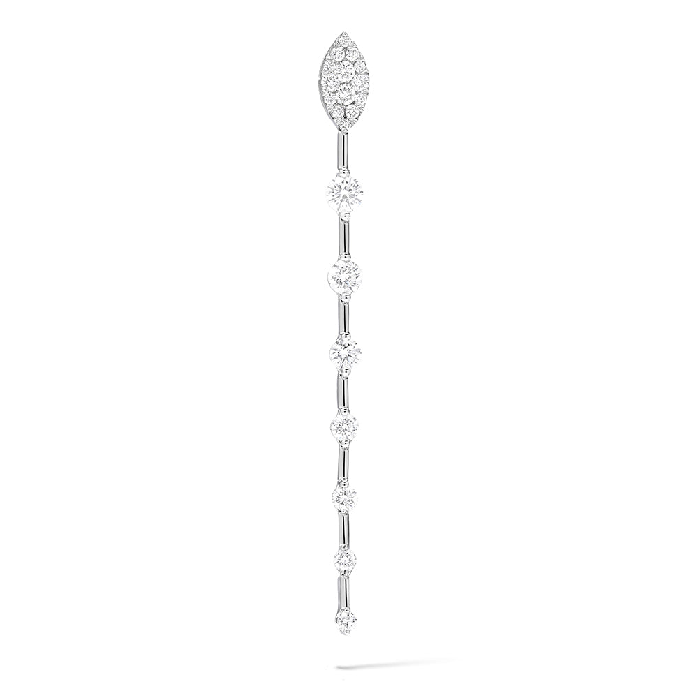 Couture Fiori Marquise Bar Flexi Drop Earrings