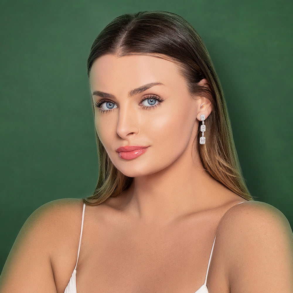 Couture Graduating Station Earrings