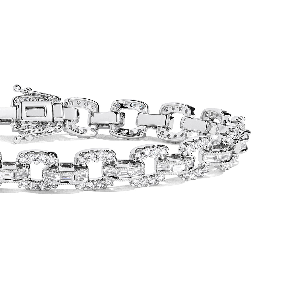 Couture Baguette Link Bracelet