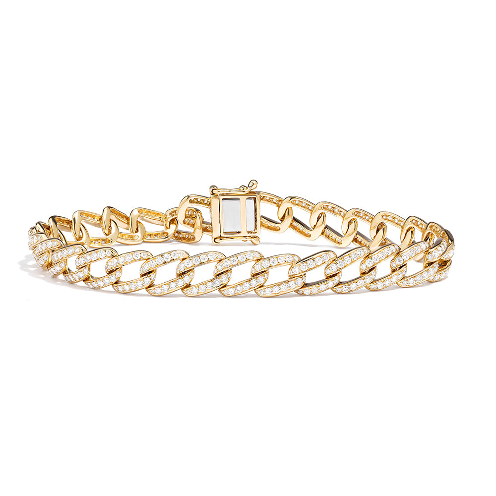 Couture Wide Link Bracelet