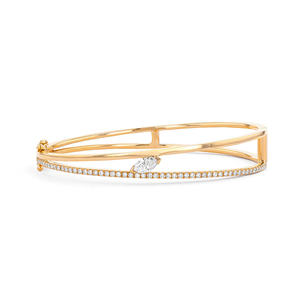 Couture Paradox Marquise 2-Row Bangle