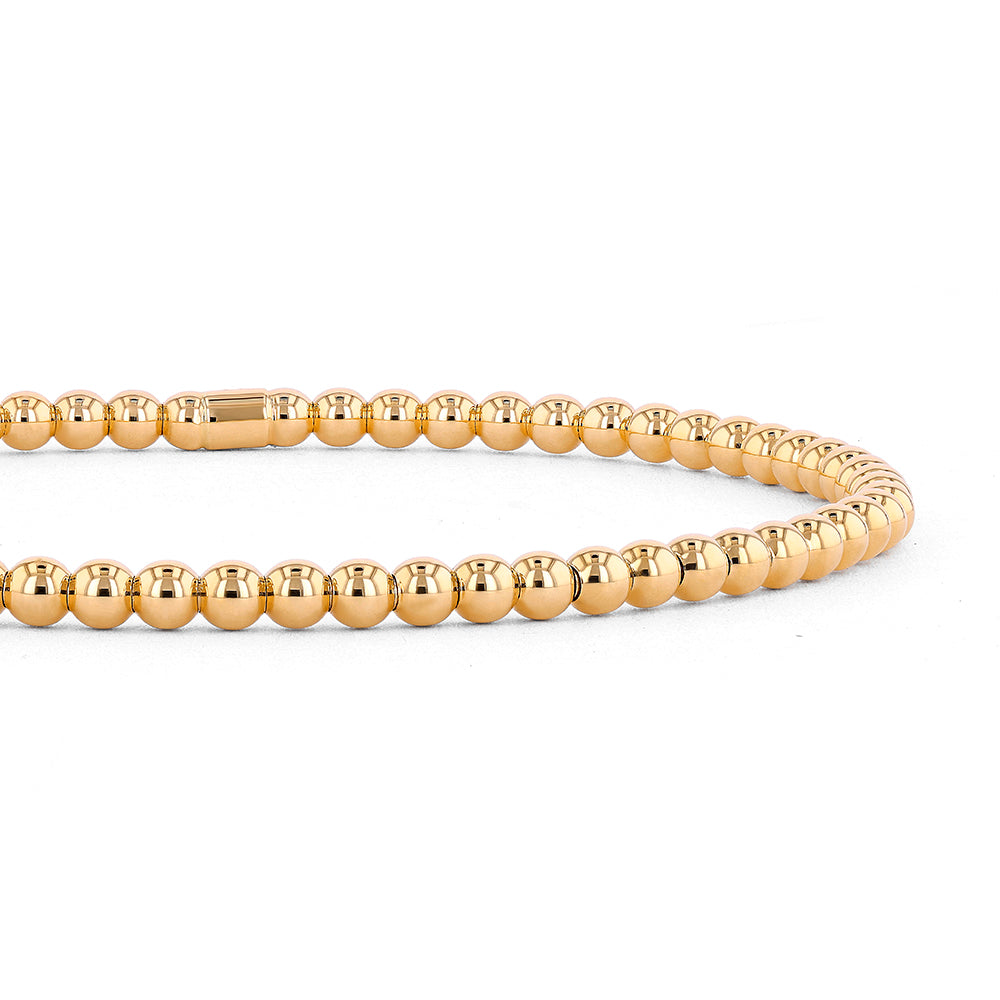 Couture Gold Bead Stretch Bracelet
