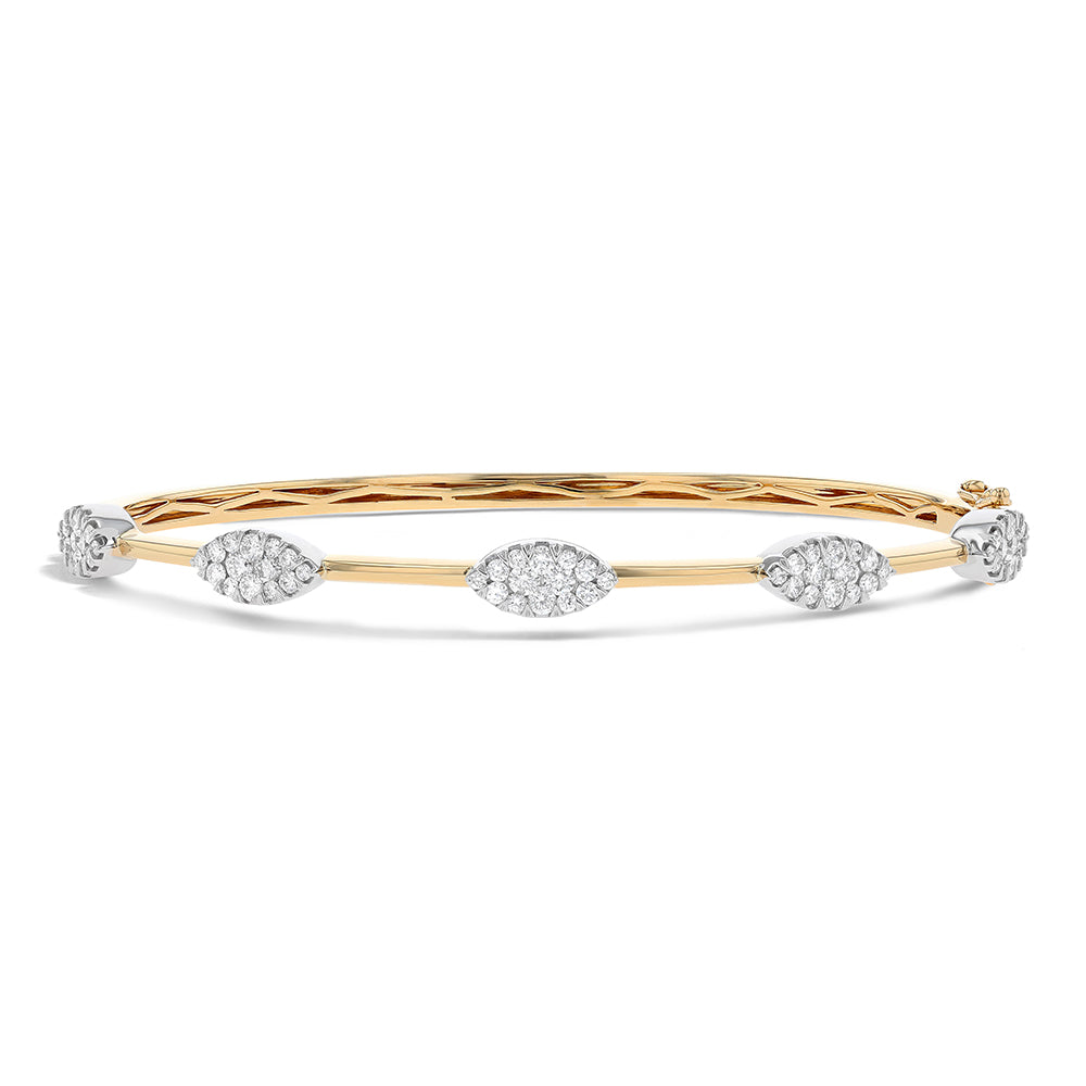 Couture Fiori Marquise Bar Bangle