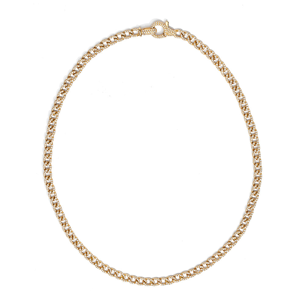 Couture Curb & Cuban Link Necklace