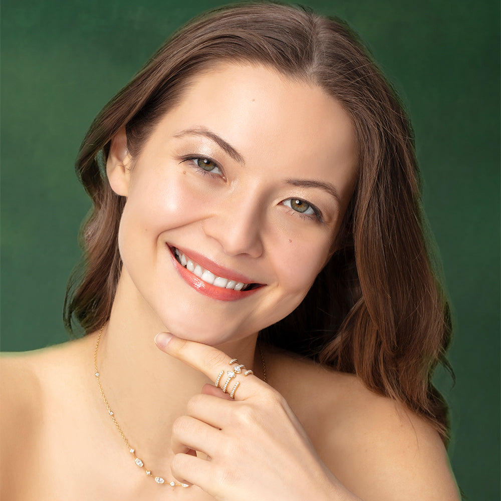 Couture Duchess Oval Princess Bezel Necklace