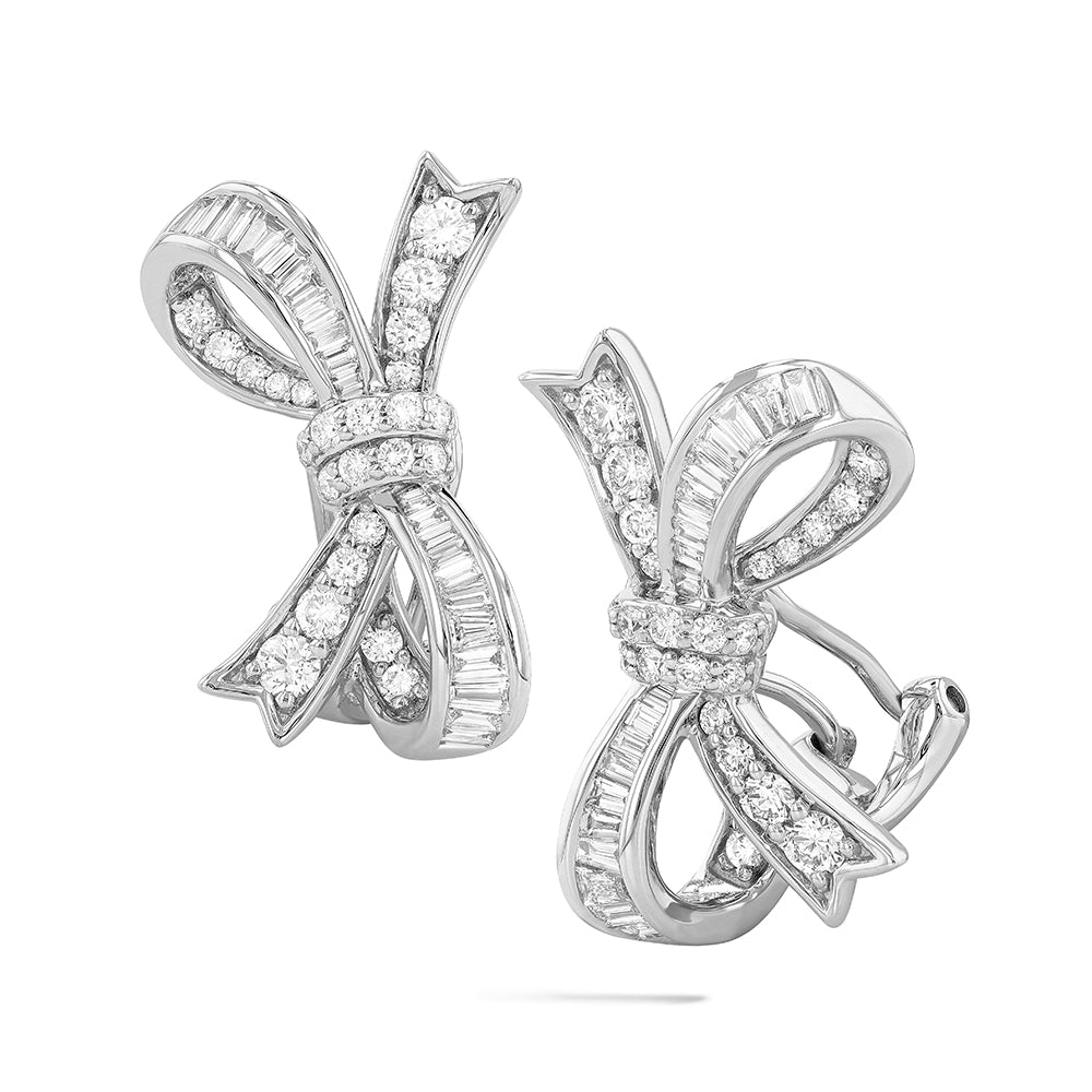 Couture Midjourney Bow Tie Earrings