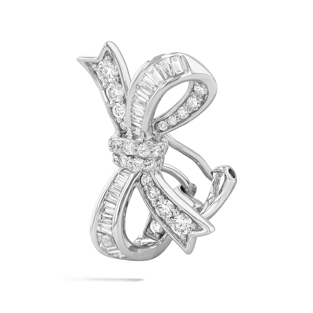 Couture Midjourney Bow Tie Earrings