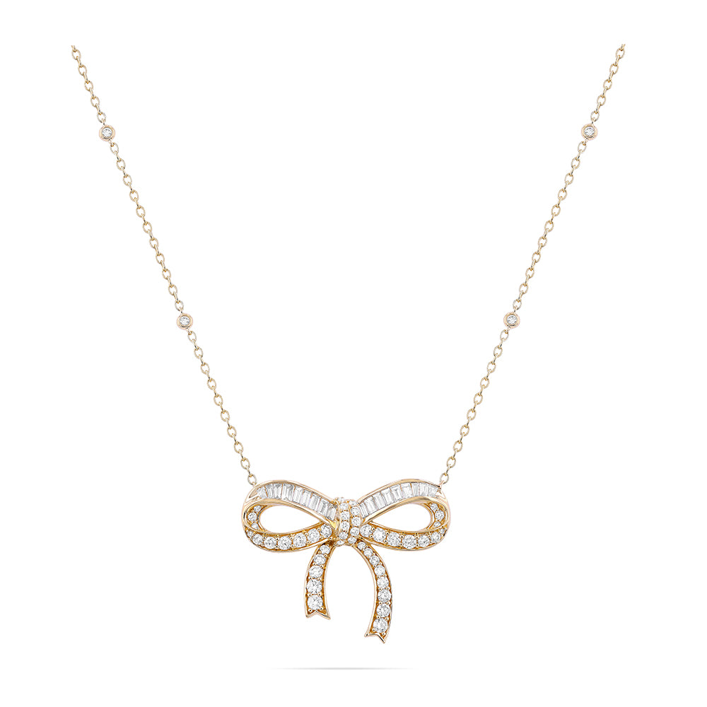 Couture Midjourney Bow Pendant