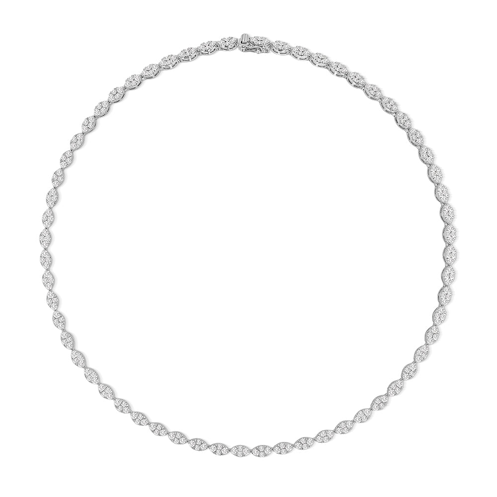 Couture Diamond Marquise Shape Lovebright Necklace