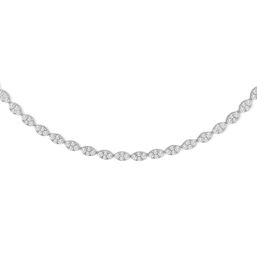 Couture Diamond Marquise Shape Lovebright Necklace