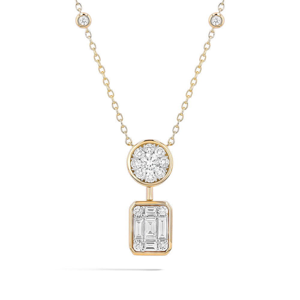 Couture Empress Round Drop Pendant