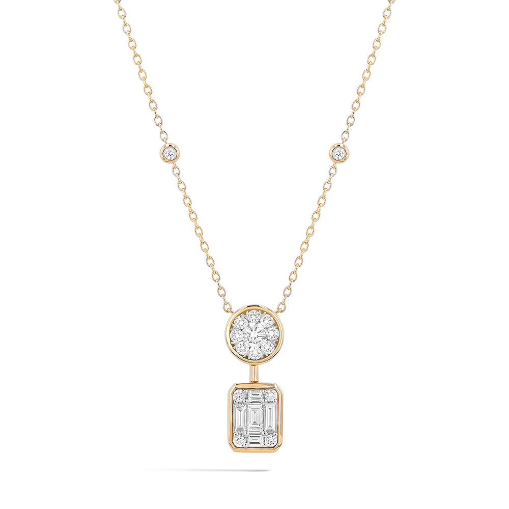 Couture Empress Round Drop Pendant